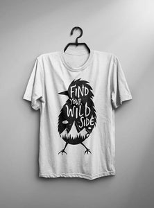 Find Your Wild Side T-shirt Men Tshirt Male
