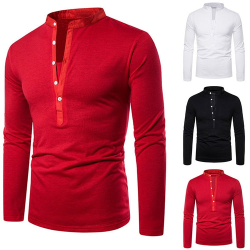 Long-sleeve Polo Shirt High Quality