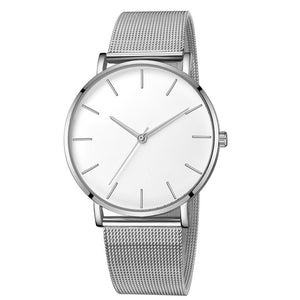 Ultra-thin Stainless Steel Quartz Wrist Watch