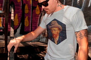 Van Gogh Shirt Self-Portrait TShirt Male Fashion