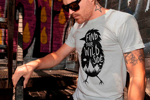 Find Your Wild Side T-shirt Men Tshirt Male