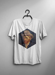 Van Gogh Shirt Self-Portrait TShirt Male Fashion