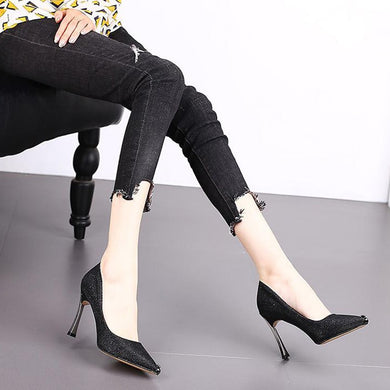 Stiletto High Heels Pointed Toe