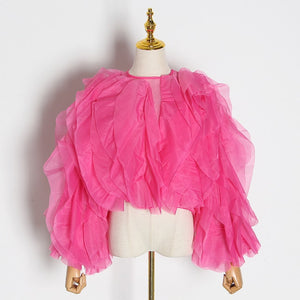 Elegant Ruffles Blouses