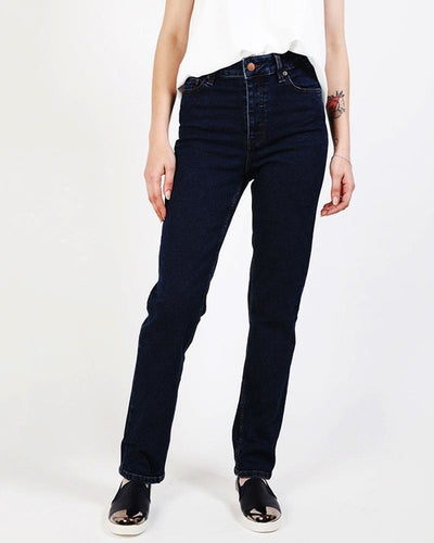 Dark Blue Mom Jeans