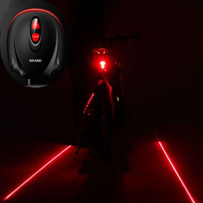 Bike Light  2 Laser and 3 LED Rear Tail Lights