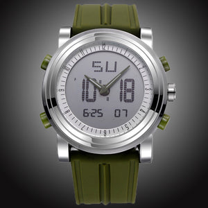 Men's Sports Watche Digital Quartz Dual time display