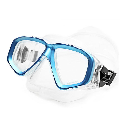 Double Layer Waterproof Adult Ergonomic Design Anti-fog Transparent Silicone Diving Mask