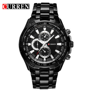 2018 Men's Luxury Stainless Steel Watch Business Casual