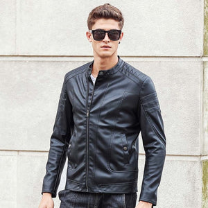 2018 new Pioneer Camp fashion men's leather jacket