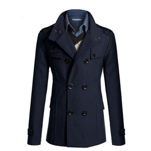 Men's Trench Jacket Business Formal