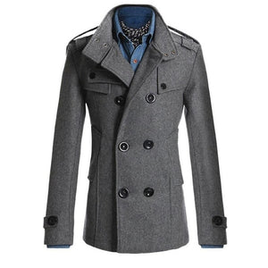 Men's Trench Jacket Business Formal