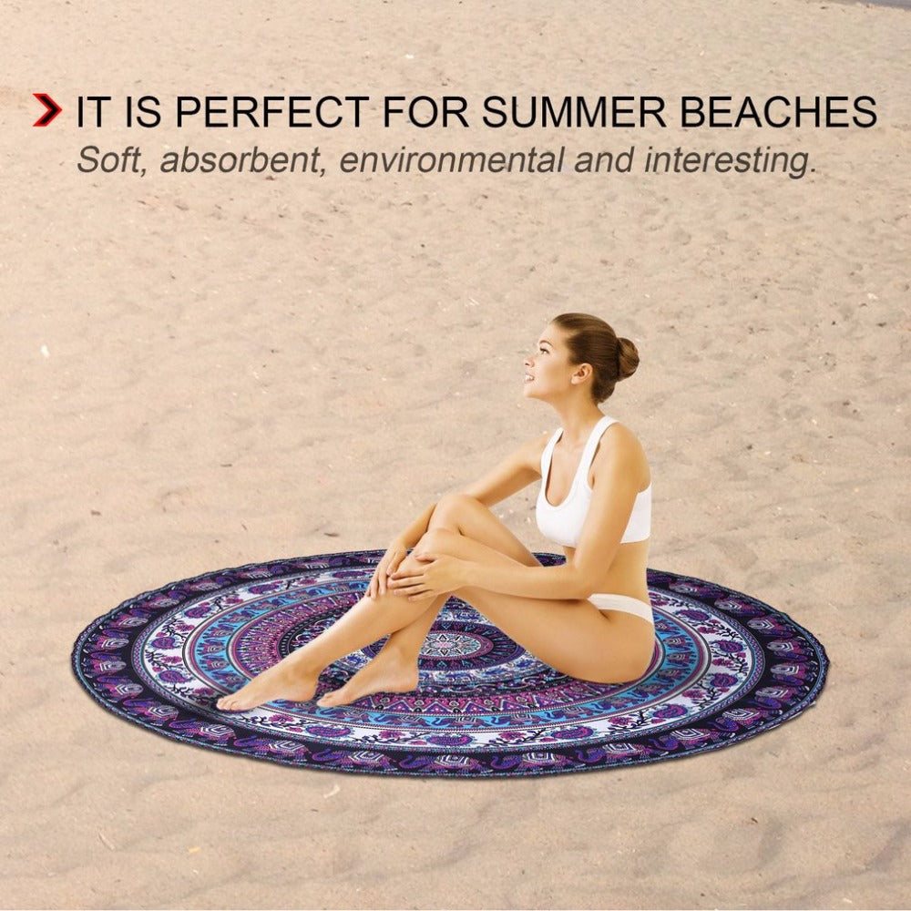 Round Shape Beach Towel