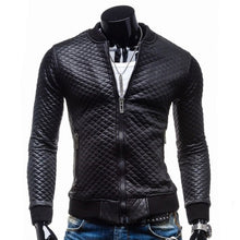 Men's Mandarin Collar Leather High Quality Jacket