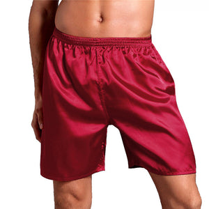 Men's Pjs Satin Silk Summer Shorts