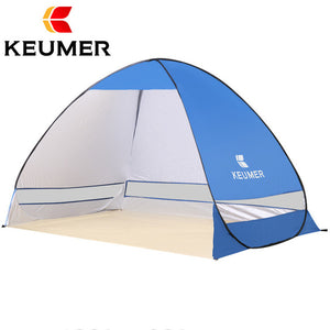 Outdoor Automatic Pop Up Instant Portable Cabana Beach Tent 2 Person