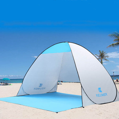 Beach Tent UV Protection Automatic Pop up Cabana